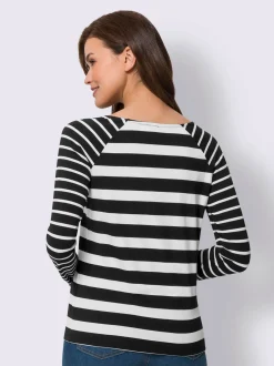 Best Connection T-Shirts<T-shirt à manches longues haut à rayures