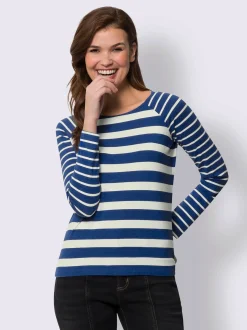 Best Connection T-Shirts<T-shirt à manches longues haut à rayures