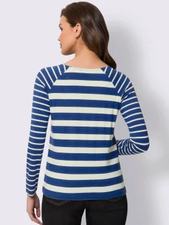 Best Connection T-Shirts<T-shirt à manches longues haut à rayures