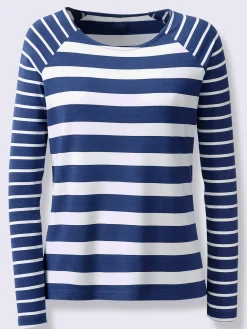 Best Connection T-Shirts<T-shirt à manches longues haut à rayures