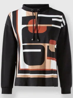 Rick Cardona T-Shirts<T-shirt à manches longues imprimé graphique