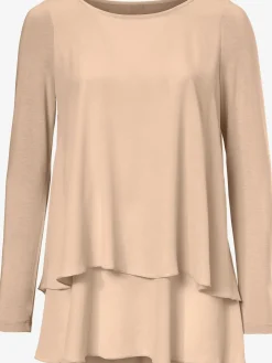 Linea Tesini T-Shirts<T-shirt à manches longues joli look superposé