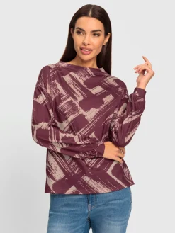 Rick Cardona T-Shirts<T-shirt à manches longues motif imprimé exclusif