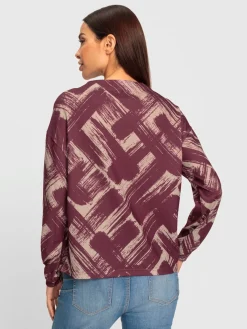 Rick Cardona T-Shirts<T-shirt à manches longues motif imprimé exclusif