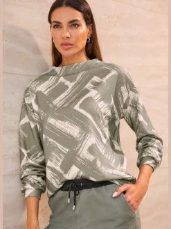 Rick Cardona T-Shirts<T-shirt à manches longues motif imprimé exclusif