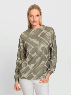 Rick Cardona T-Shirts<T-shirt à manches longues motif imprimé exclusif