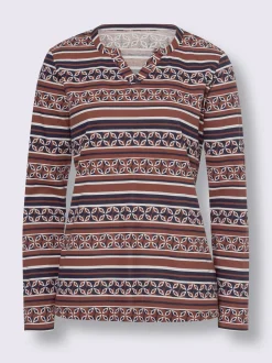 Best Connection T-Shirts<T-shirt à manches longues mélange de motifs