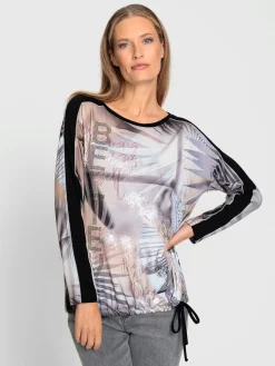 Rick Cardona T-Shirts<T-shirt à manches longues motif imprimé exclusif