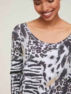 Rick Cardona T-Shirts<T-shirt à manches longues matière agréable à porter