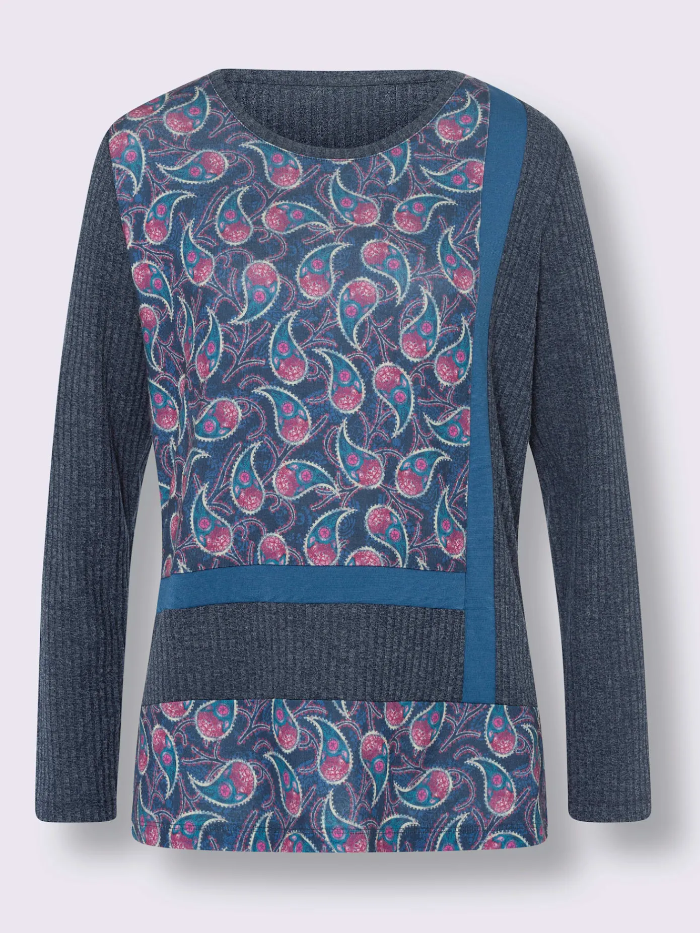 Linea Tesini T-Shirts<T-shirt à manches longues pièce décorative devant