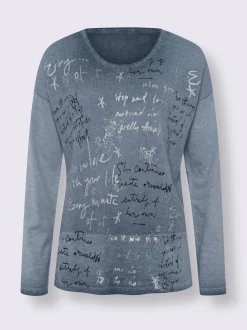 Linea Tesini T-Shirts<T-shirt à manches longues pur coton