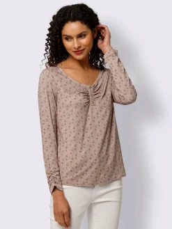 Linea Tesini T-Shirts<T-shirt à manches longues qualité viscose douce