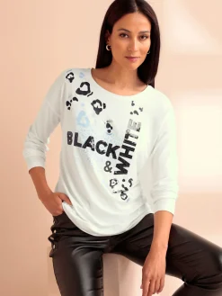 Rick Cardona T-Shirts<T-shirt à manches longues qualité viscose douce