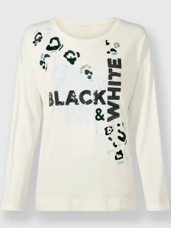 Rick Cardona T-Shirts<T-shirt à manches longues qualité viscose douce