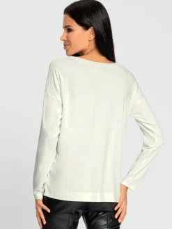 Rick Cardona T-Shirts<T-shirt à manches longues qualité viscose douce