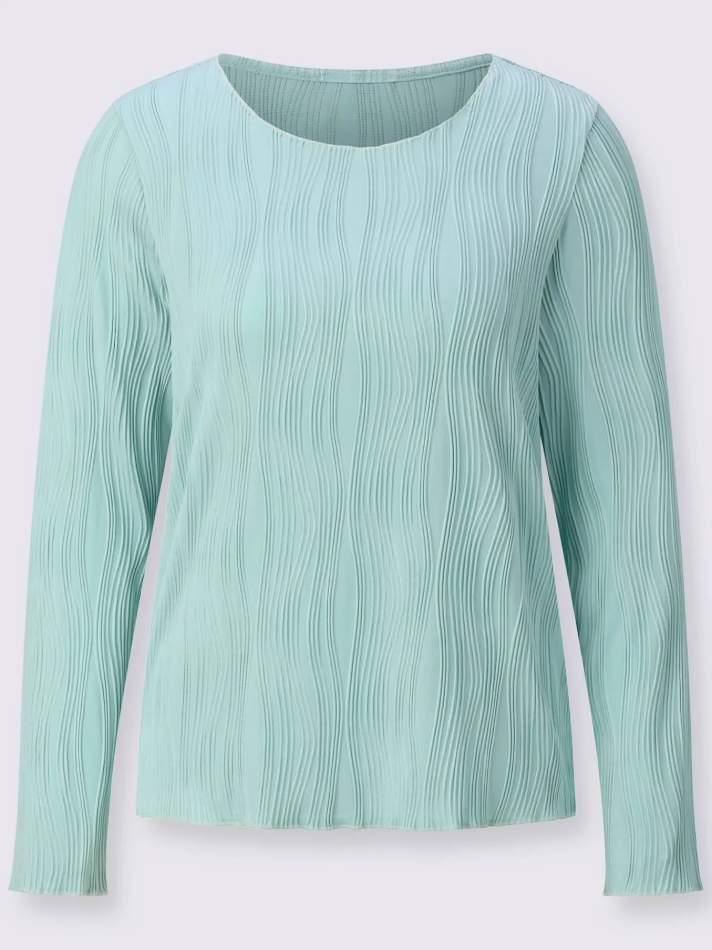 Creation L T-Shirts<T-shirt à manches longues structure jacquard