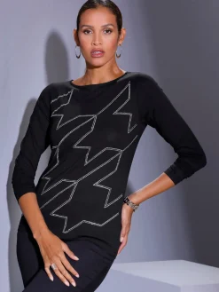 Creation L T-Shirts<T-shirt à manches longues viscose