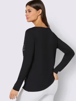 Creation L T-Shirts<T-shirt à manches longues viscose