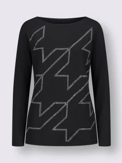 Creation L T-Shirts<T-shirt à manches longues viscose