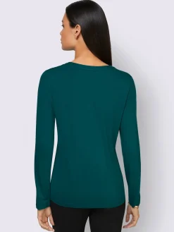 Creation L T-Shirts<T-shirt à manches longues viscose