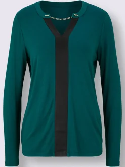 Creation L T-Shirts<T-shirt à manches longues viscose