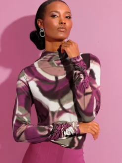 Creation L T-Shirts<T-shirt à manches longues viscose