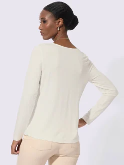 Creation L T-Shirts<T-shirt à manches longues viscose