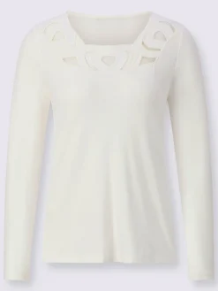 Creation L T-Shirts<T-shirt à manches longues viscose