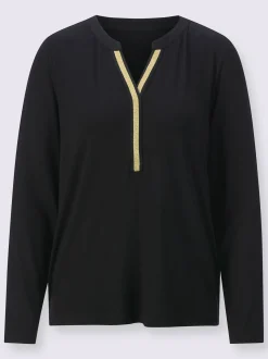 Creation L T-Shirts<T-shirt à manches longues viscose