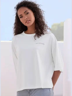 Copenhagen Studios T-Shirts<T-shirt ample logo brodé sur la poitrine