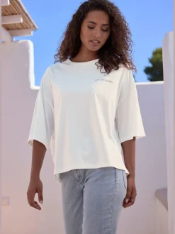 Copenhagen Studios T-Shirts<T-shirt ample logo brodé sur la poitrine