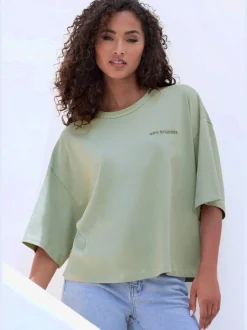 Copenhagen Studios T-Shirts<T-shirt ample logo brodé sur la poitrine