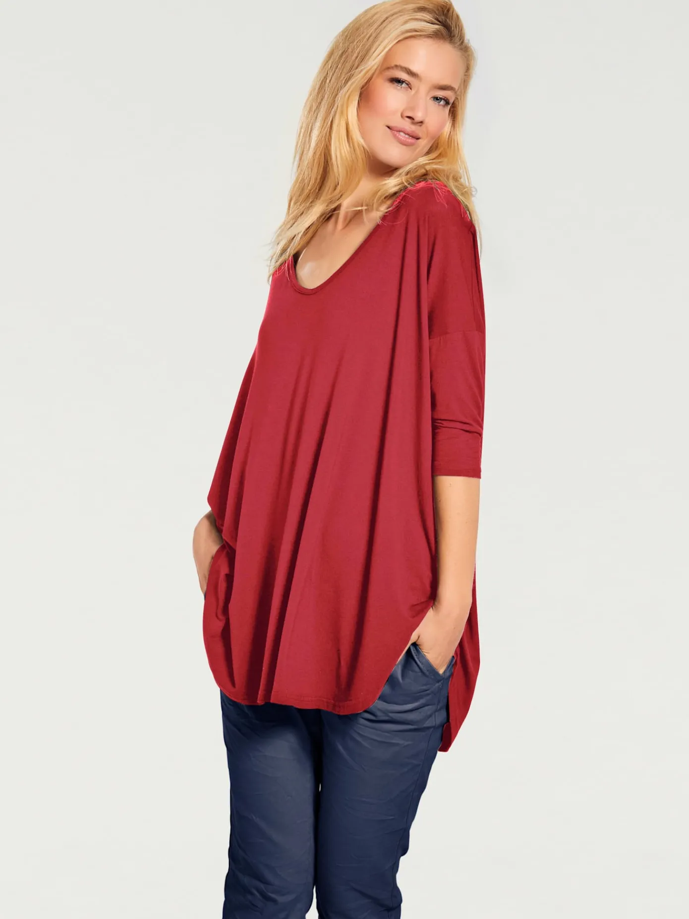 Linea Tesini T-Shirts<T-shirt ample look sportif décontracté