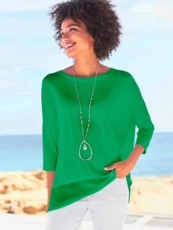 Linea Tesini T-Shirts<T-shirt ample tissu léger à l'ourlet