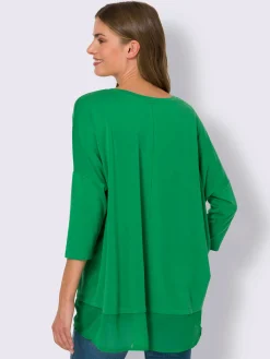 Linea Tesini T-Shirts<T-shirt ample tissu léger à l'ourlet