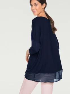 Linea Tesini T-Shirts<T-shirt ample tissu léger à l'ourlet