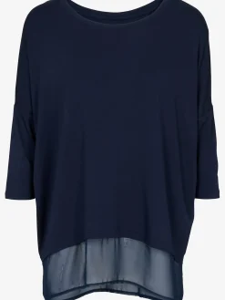 Linea Tesini T-Shirts<T-shirt ample tissu léger à l'ourlet