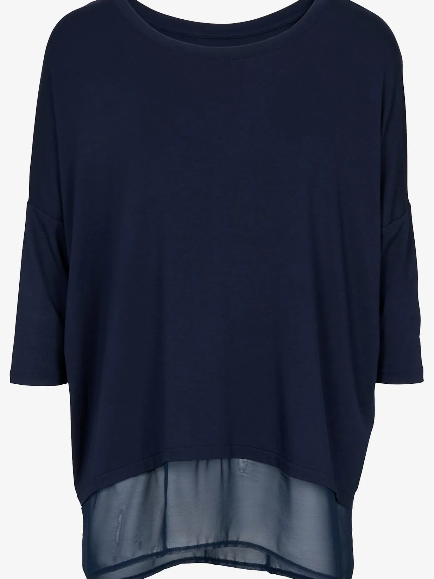 Linea Tesini T-Shirts<T-shirt ample tissu léger à l'ourlet