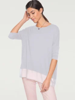 Linea Tesini T-Shirts<T-shirt ample tissu léger à l'ourlet