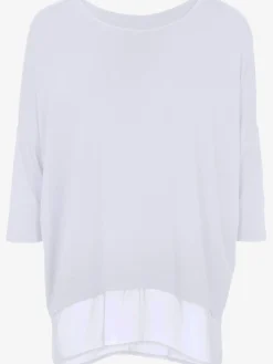 Linea Tesini T-Shirts<T-shirt ample tissu léger à l'ourlet