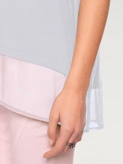 Linea Tesini T-Shirts<T-shirt ample tissu léger à l'ourlet