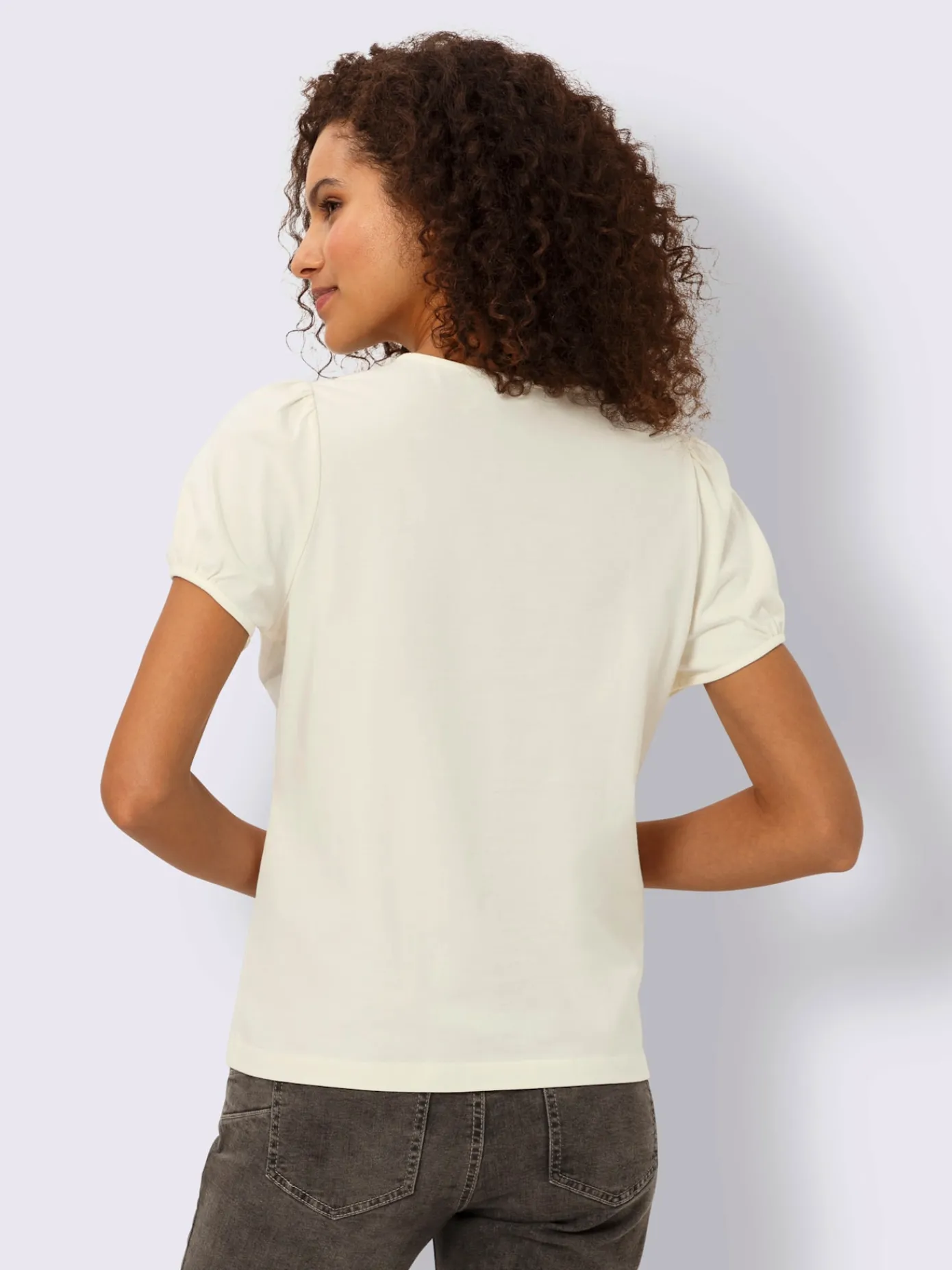 Linea Tesini T-Shirts<T-shirt bande en dentelle cousue