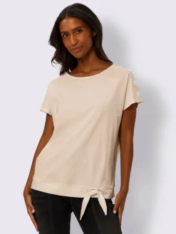 Best Connection T-Shirts<T-shirt boutons fantaisie aux épaules