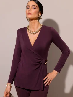 Creation L T-Shirts<T-shirt cache-cœur 96% lyocell (tencel)