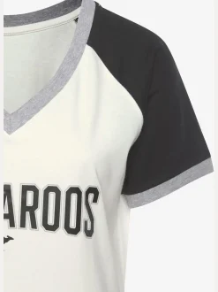 KangaROOS Chemises De Nuit<T-shirt de nuit court au style universitaire