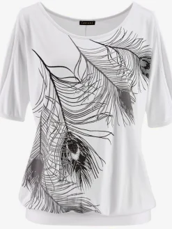 LASCANA T-Shirts<T-shirt de plage imprimé