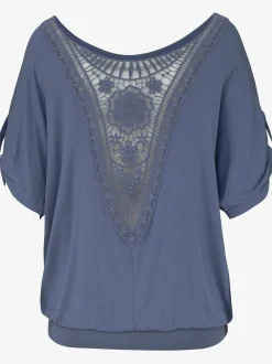 LASCANA T-Shirts<T-shirt de plage joli détail crochet au dos