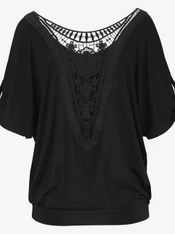 LASCANA T-Shirts<T-shirt de plage joli détail crochet au dos