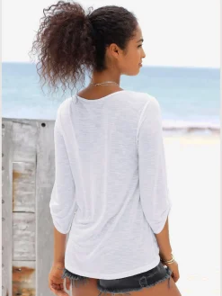 Buffalo T-Shirts<T-shirt de plage manches 3/4 avec bride