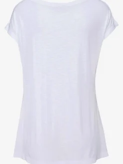 LASCANA T-Shirts<T-shirt de plage t-shirt avec imprimé tendance devant